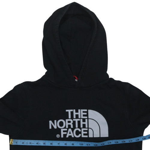 The North Face Boys Black XL Pullover Hoodie Cotton Logo Sweatshirt