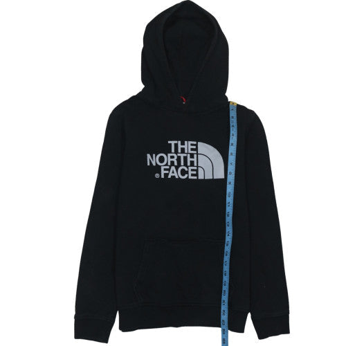 The North Face Boys Black XL Pullover Hoodie Cotton Logo Sweatshirt