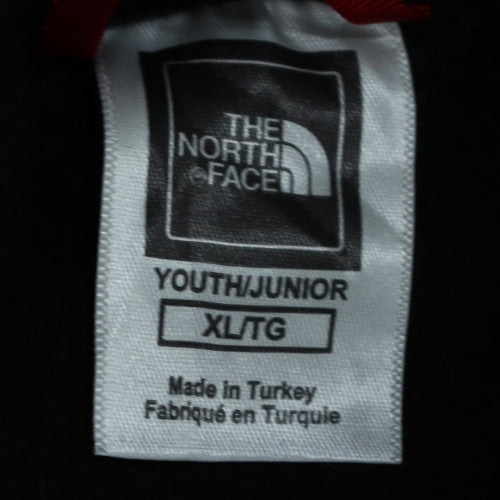 The North Face Boys Black XL Pullover Hoodie Cotton Logo Sweatshirt
