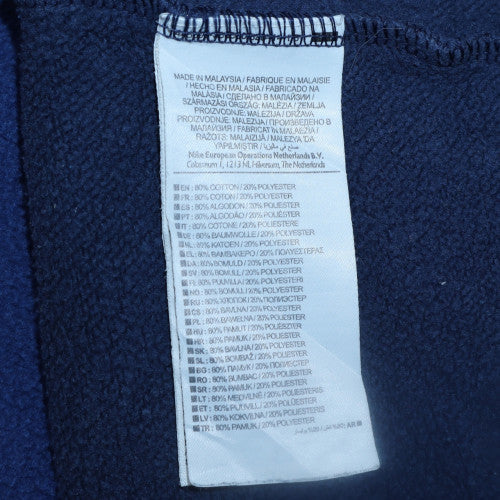 Nike Air Men's Blue Colour Block Sweatshirt Size L Regular Fit