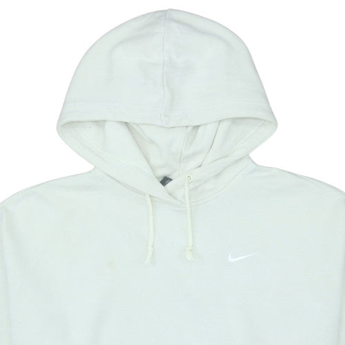 Nike Women’s White Pullover Hoodie XL Cotton Blend Casual