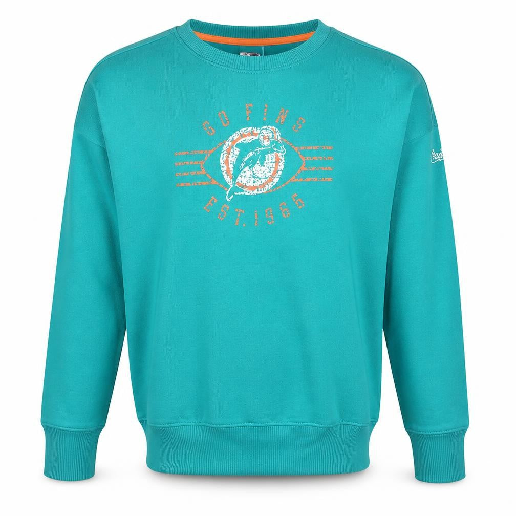 Nike Mens Blue Dri-Fit Pullover Sweatshirt M Sports Graphic