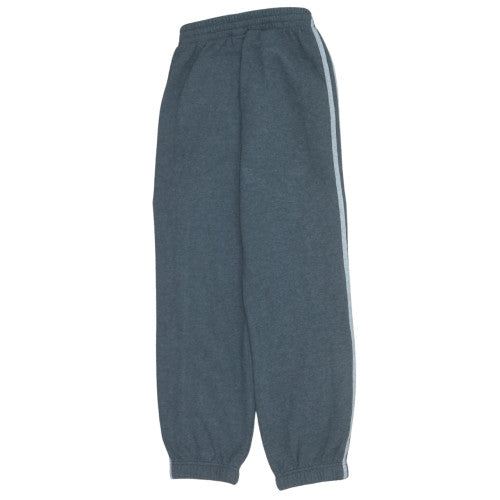 Adidas Boys Grey 11-12 Years Regular Fit Side Stripe Sweatpants