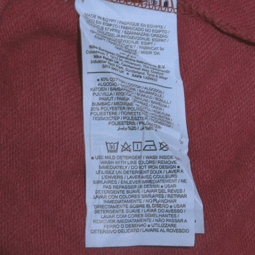 Nike Women’s Burgundy 1/4 Zip Oversized Sweatshirt L