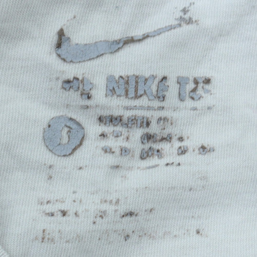 Nike Men's Blue Graphic 'Just Do It' Crew Neck T-Shirt Size S