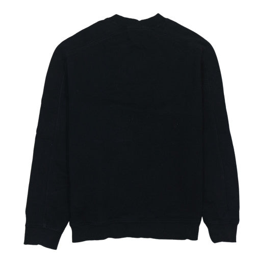 Calvin Klein Jeans Men's Black Small Crew Neck Logo Sweatshirt