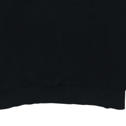 Calvin Klein Jeans Men's Black Small Crew Neck Logo Sweatshirt