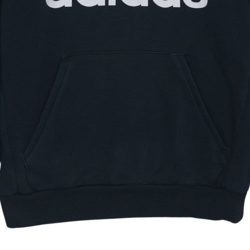 adidas Men's Black Pullover Hoodie M Sports Fleece Sweatshirt
