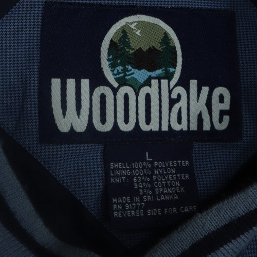 Woodlake Men's Blue V-Neck Pullover Sweatshirt Size L