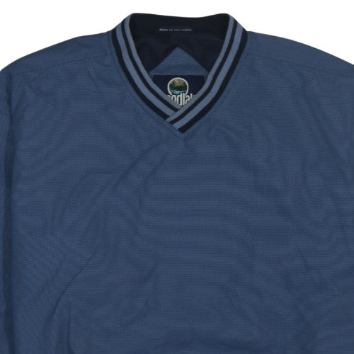 Woodlake Men's Blue V-Neck Pullover Sweatshirt Size L