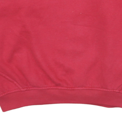 Reebok Womens Red Crew Neck Pullover Sweatshirt Size 12