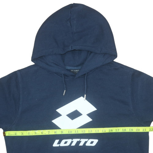 Lotto Men's Blue Pullover Hoodie Medium Fleece Sportswear