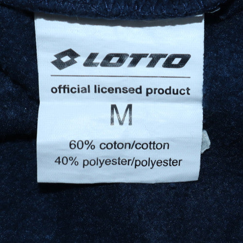 Lotto Men's Blue Pullover Hoodie Medium Fleece Sportswear