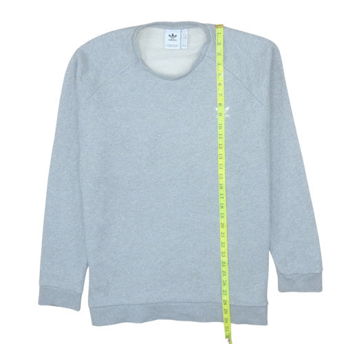 Adidas Men's Grey XL Pullover Crew Neck Sweatshirt
