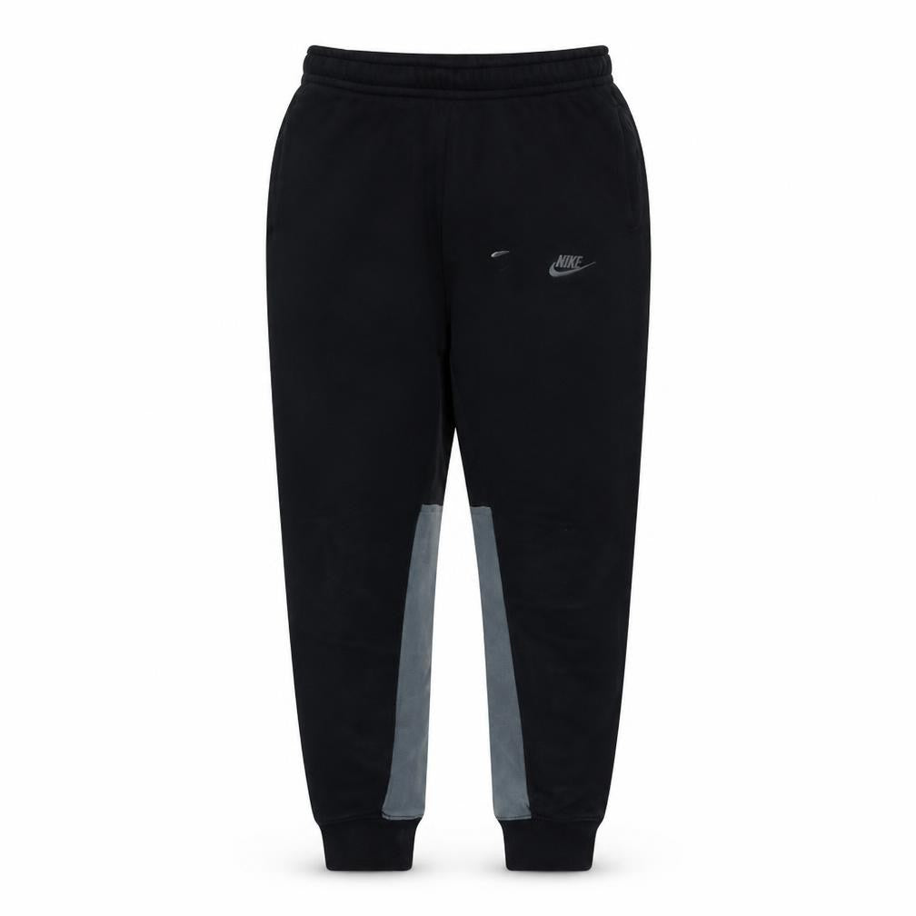 Nike Mens Black Jogger Trousers S Regular Fleece Tapered Fit