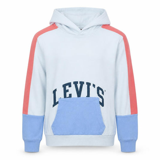 Levi's Girls White Colourblock Hoodie 16 Years Cotton Pullover