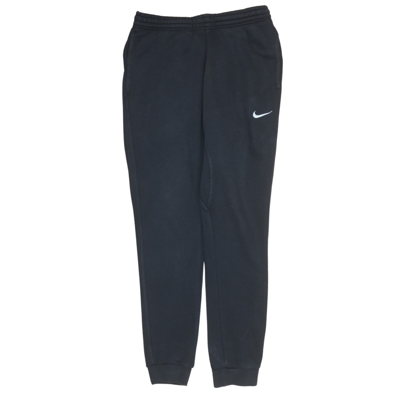 Nike Men's Black Jogger Trousers Size M Fleece Regular Fit
