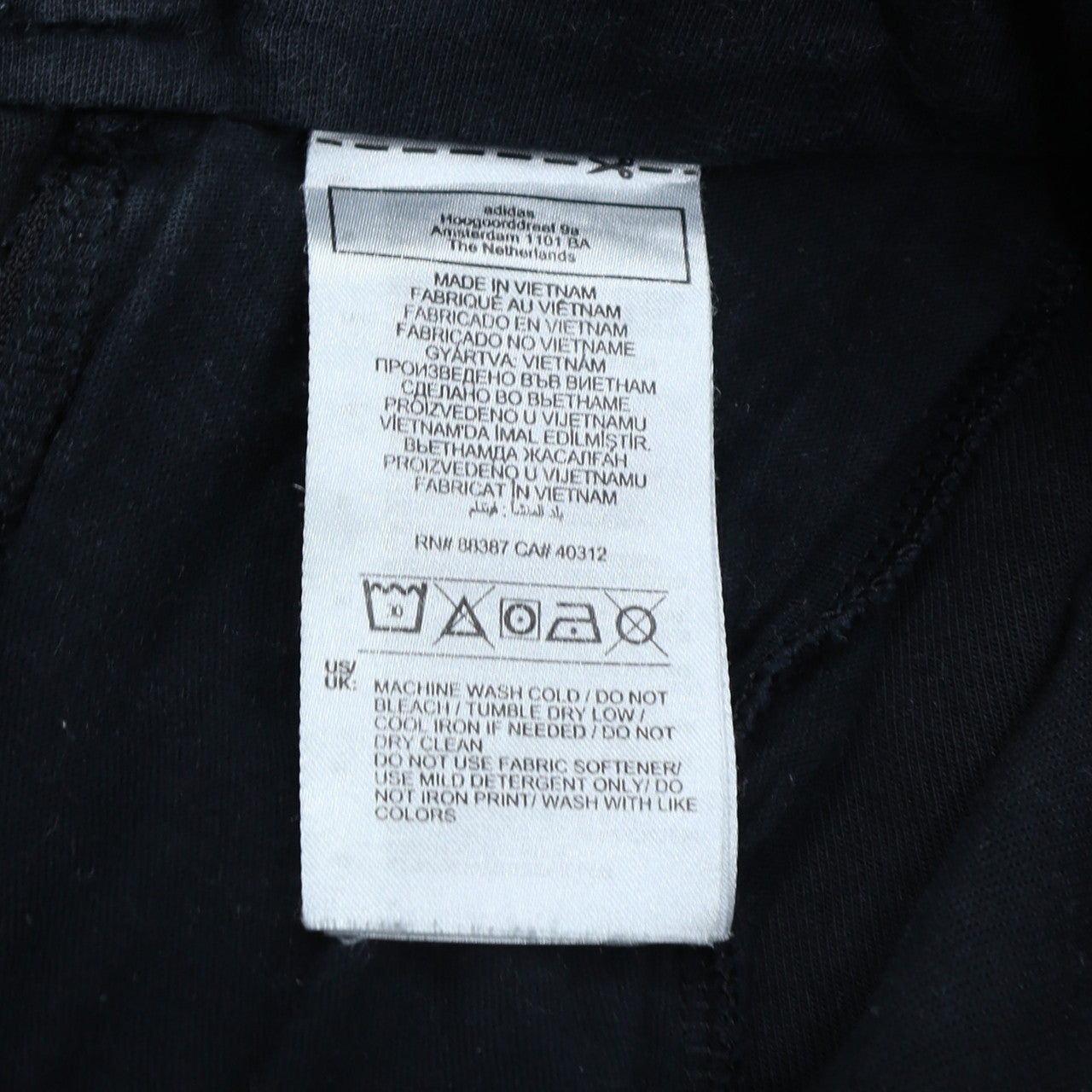 Adidas Womens Black Jogger Sweatpants Size 12-14 Regular Fit Fleece