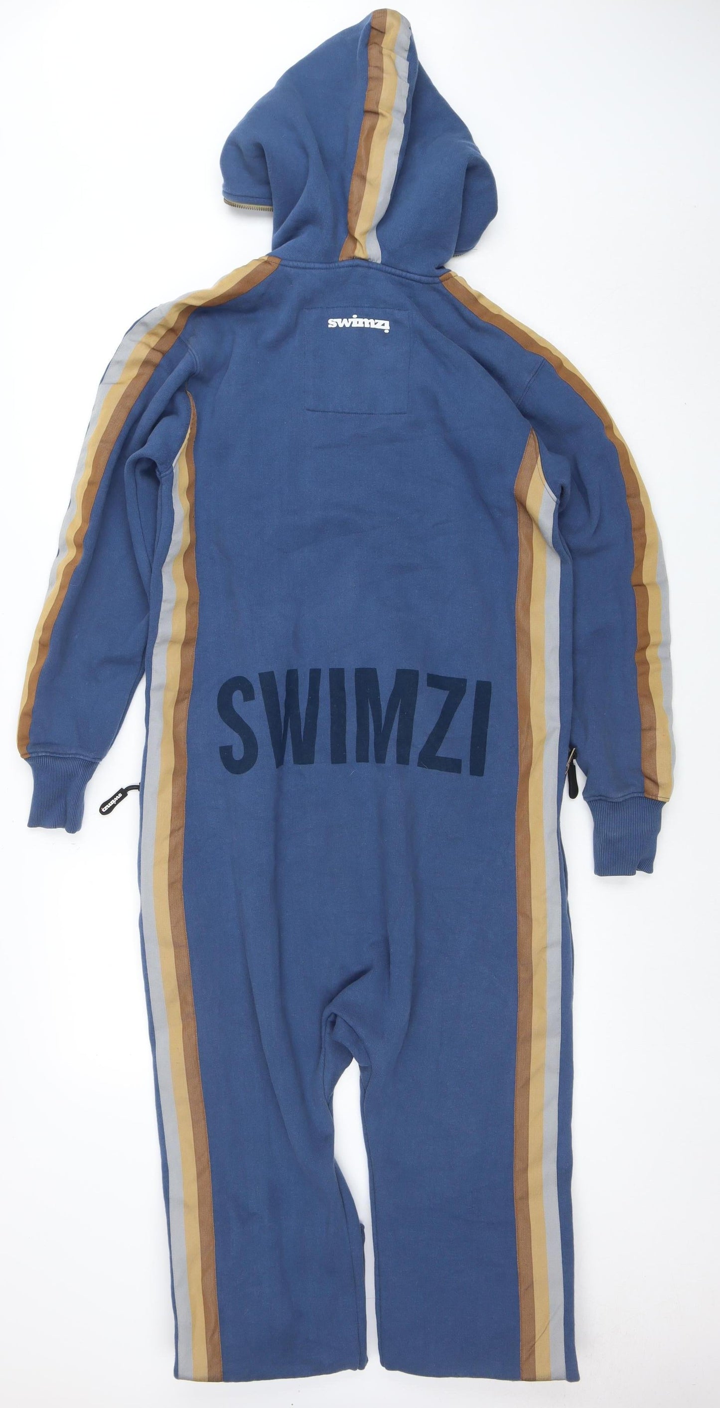Swimzi Boys Blue Hooded One Piece Zip All-in-One 13 Years