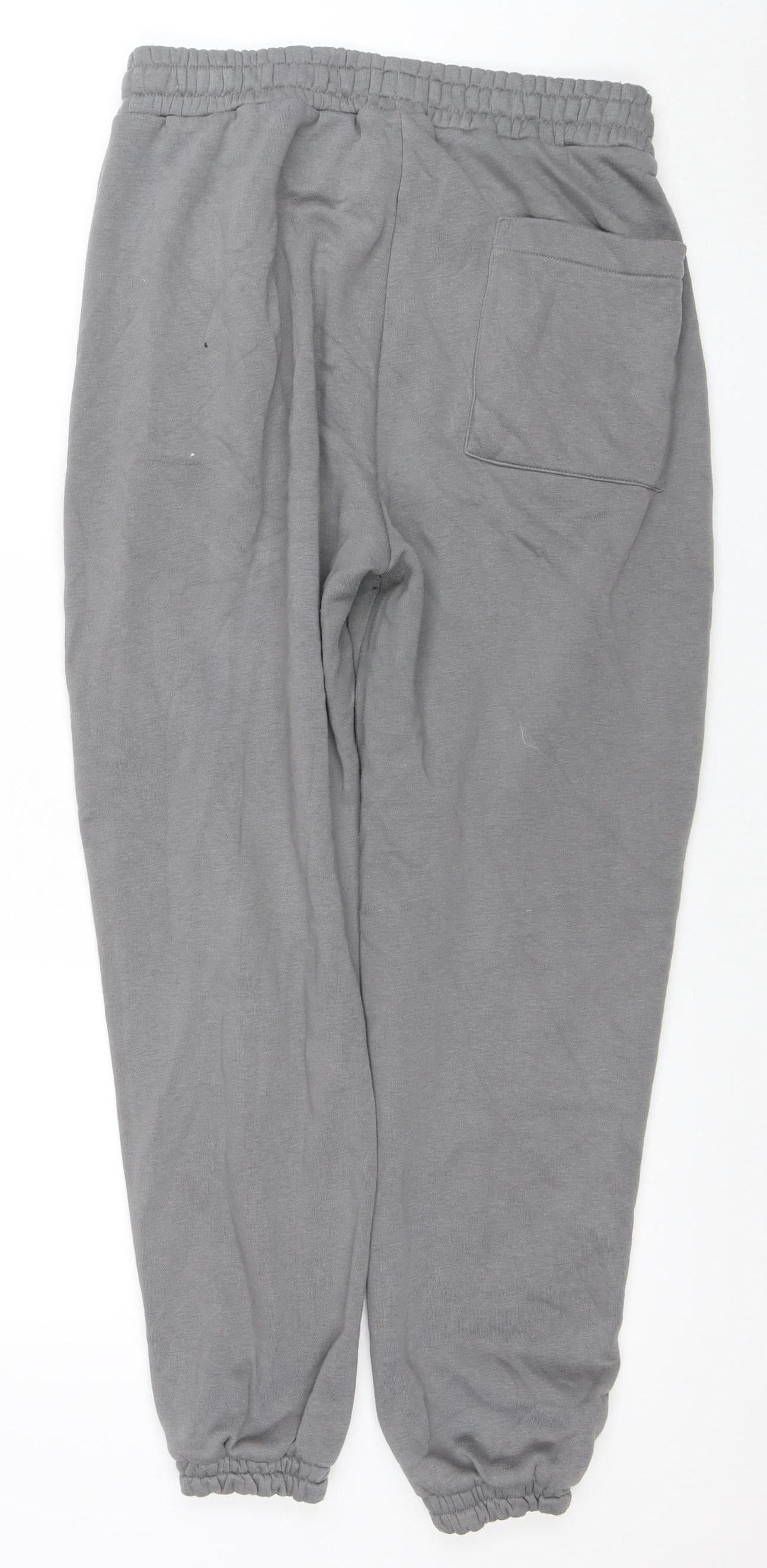 Next Women’s Grey Jogger Sweatpants S Fleece Elastic Waist