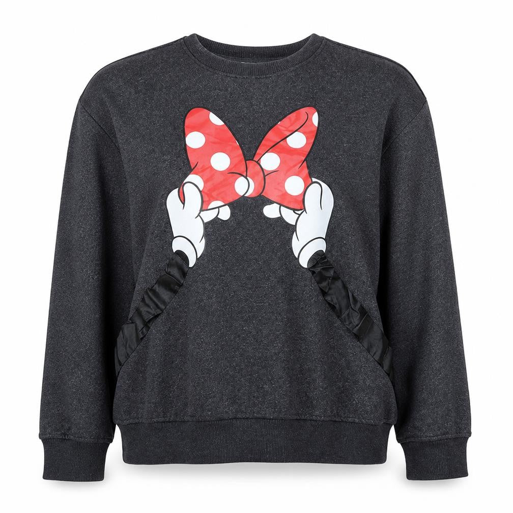 Disney Women Grey Minnie Mouse Bow Sweatshirt XL Primark