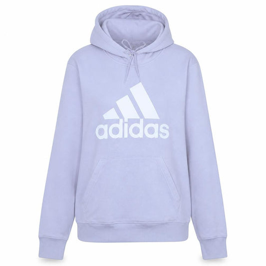 Adidas Women’s Lilac Pullover Hoodie Size S Hooded Logo Casual Sweatshirt