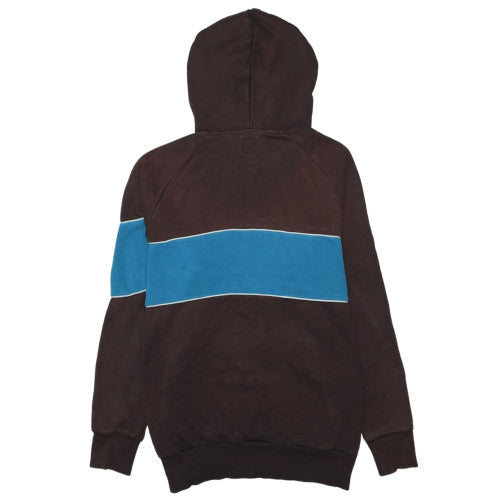 Adidas Mens Brown Pullover Hoodie Medium Graphic Sportswear