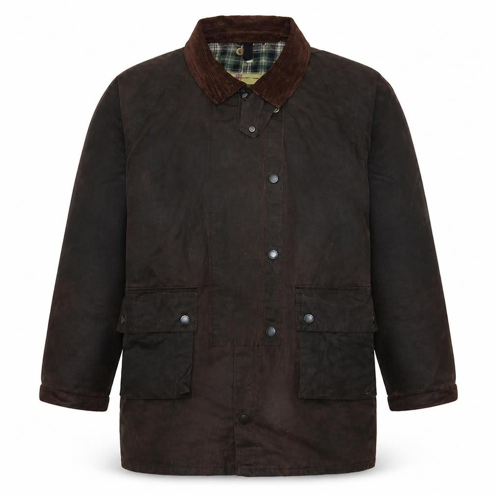 Ben Nevis Men’s Brown Waxed Outdoor Jacket L Regular Fit