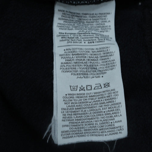 Nike Women’s Black M Pullover Sweatshirt Crew Neck Logo Cotton Blend