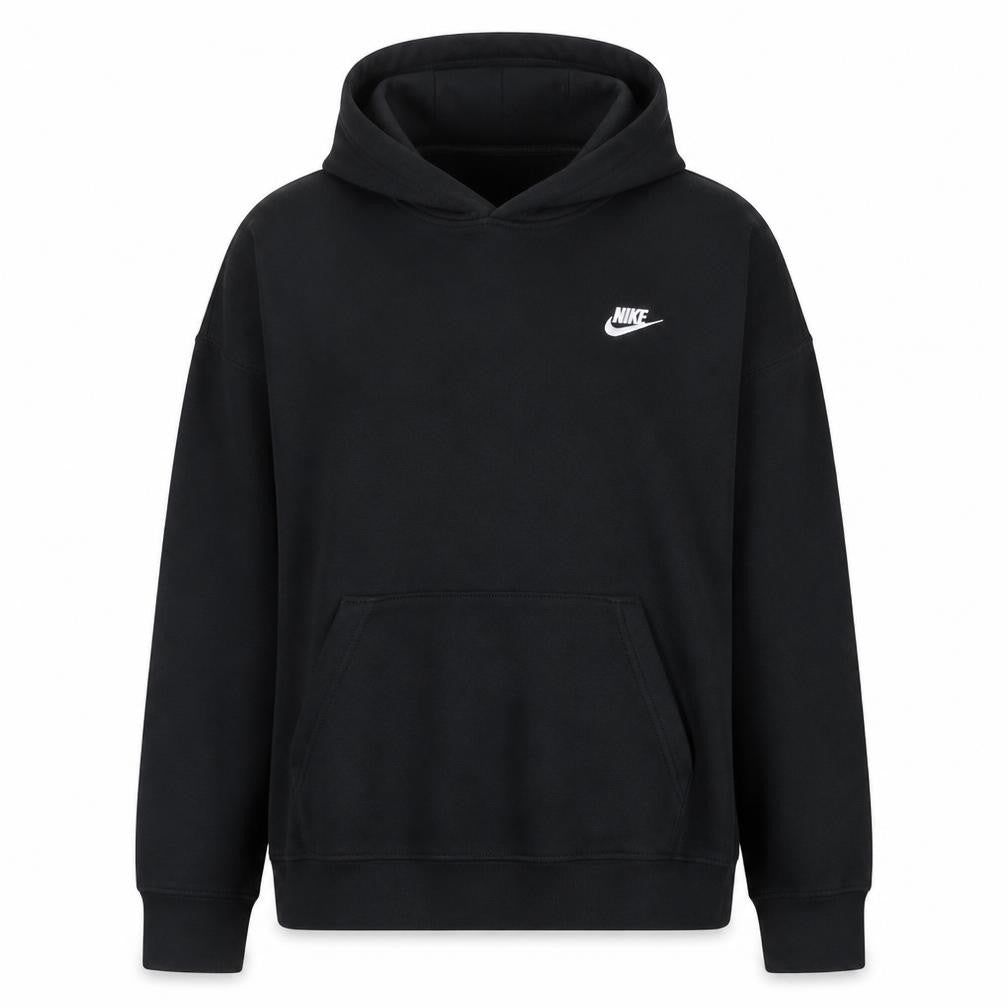 Nike Womens Black XL Pullover Hoodie Sweatshirt Cotton Blend