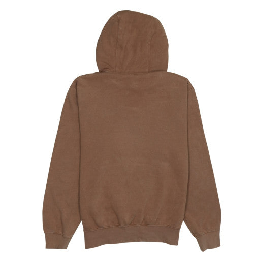 Nike Men's Brown Pullover Hoodie Small Fleece Logo Regular Fit