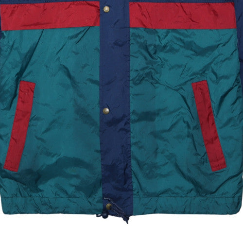 Fashion Affairs Men's Multicoloured XL 90s Hooded Windbreaker Jacket