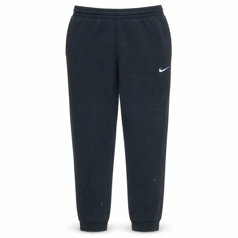 Nike Men's Black Fleece Jogger Trousers L Regular Fit