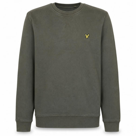 Lyle & Scott Men's Green Cotton Crew Neck Sweatshirt Size L