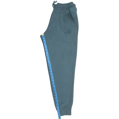 Brand and care label for Puma Men Blue Regular Fit Jogger Sweatpants M
