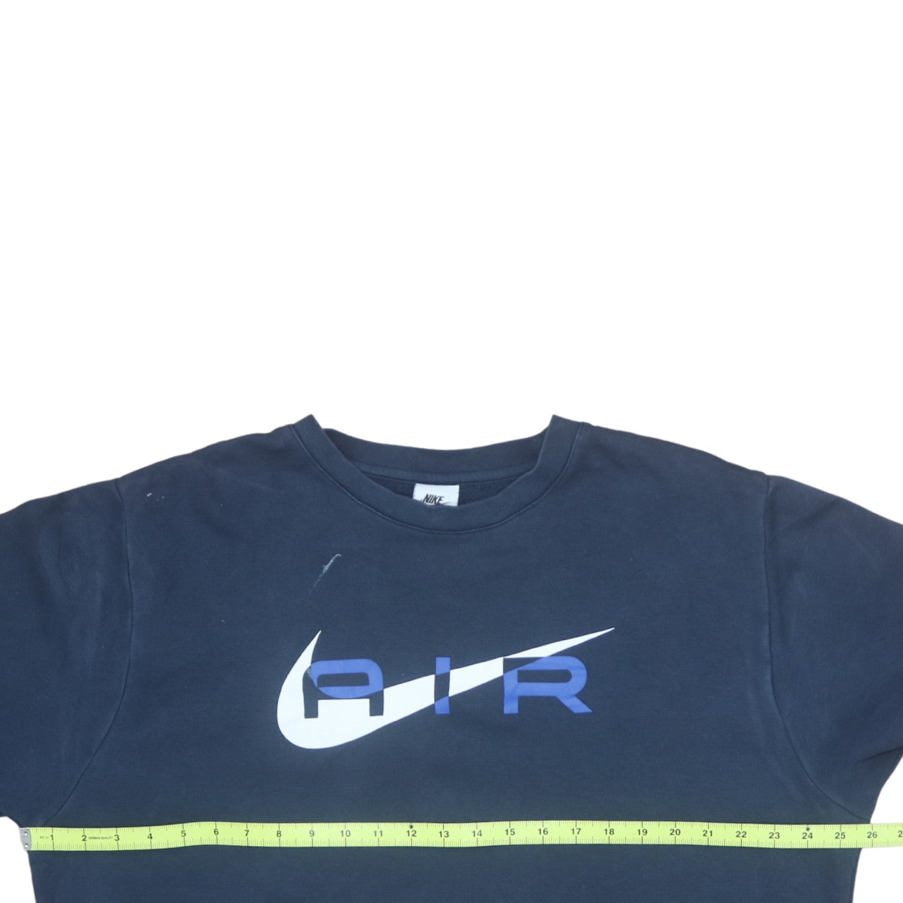 Nike Men’s Blue AIR Logo Pullover Fleece Sweatshirt L
