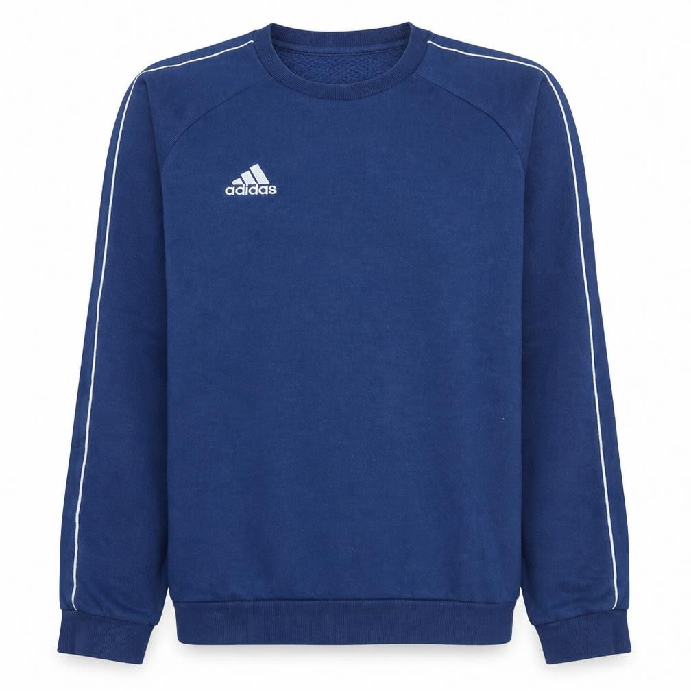 Adidas Men's Blue Crew Neck Pullover Sweatshirt Size S