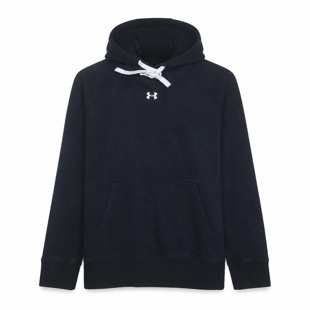 Under Armour Men's Black Pullover Hoodie L Relaxed Fit Fleece