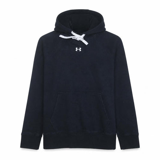 Under Armour Men's Black Pullover Hoodie L Relaxed Fit Fleece