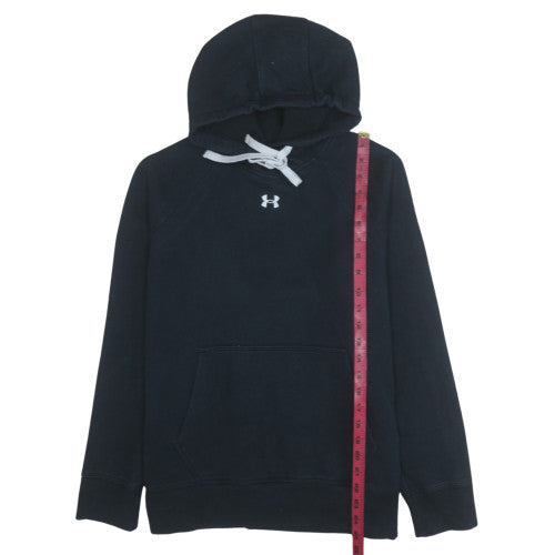 Under Armour Men's Black Pullover Hoodie L Relaxed Fit Fleece