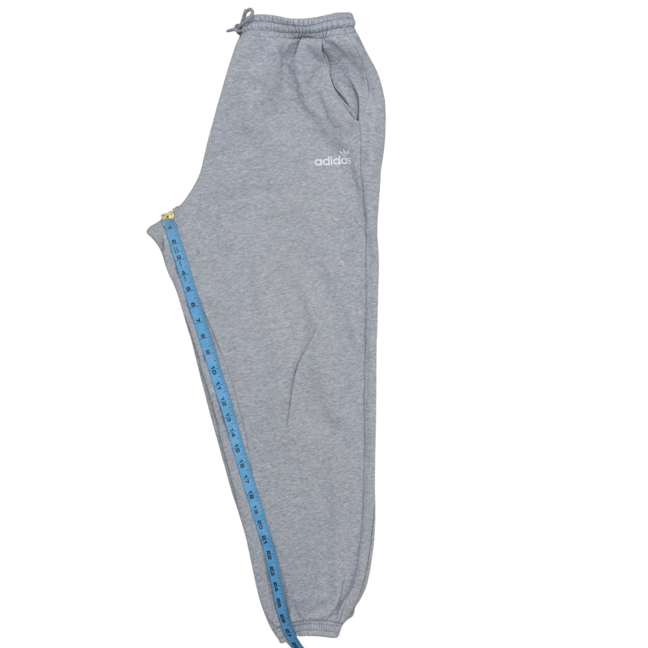 Adidas Womens Grey Sweatpants Size 12 Jogger Style Drawstring Waist