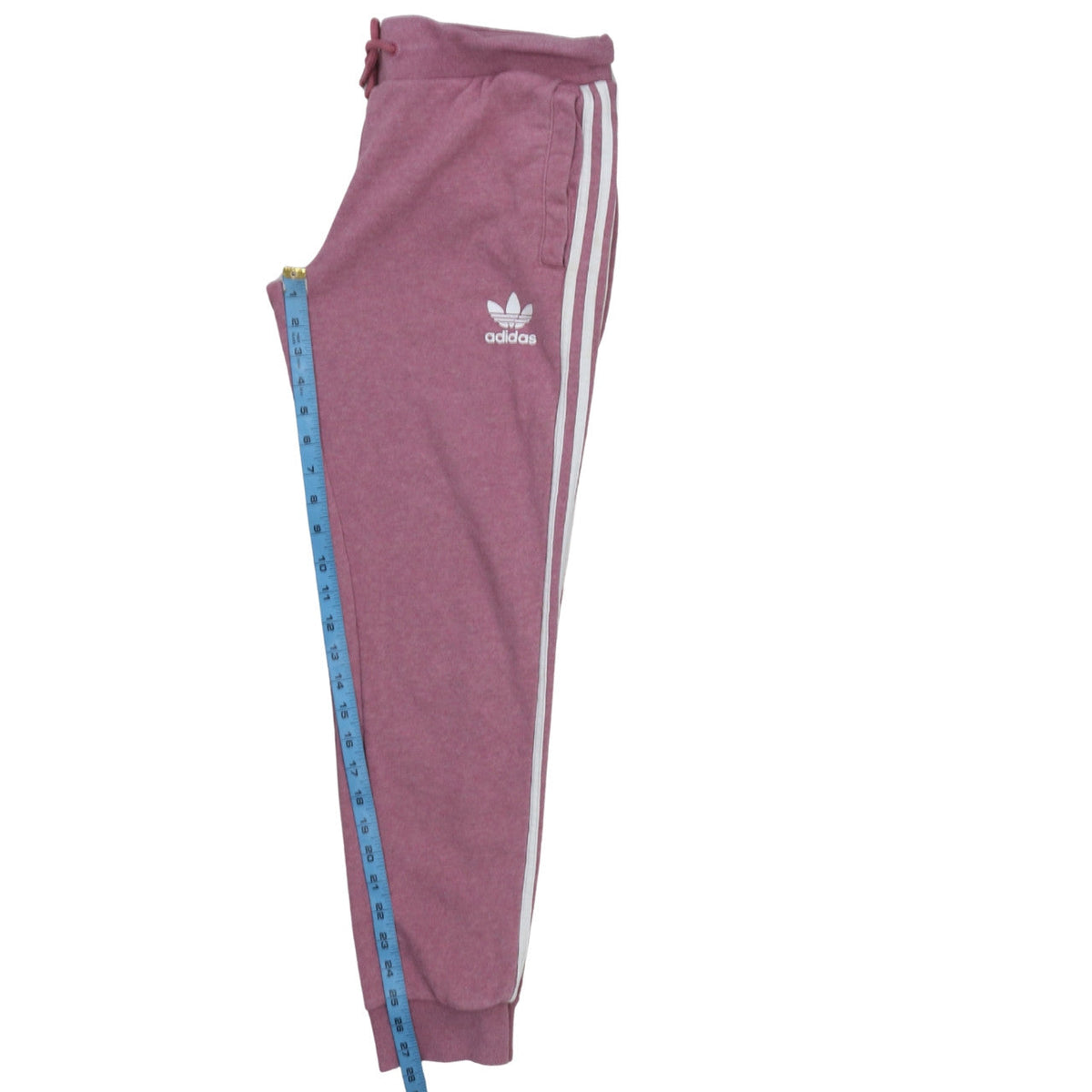 Adidas Womens Mauve Sweatpants Size 14 Jogger Style Cotton Blend