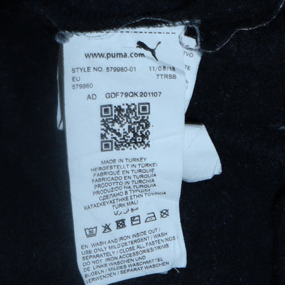 Additional view of Puma Men's Black Crew Neck Logo Sweatshirt, size M