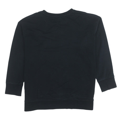 Nike Women Black Crew Neck Pullover Sweatshirt Size L