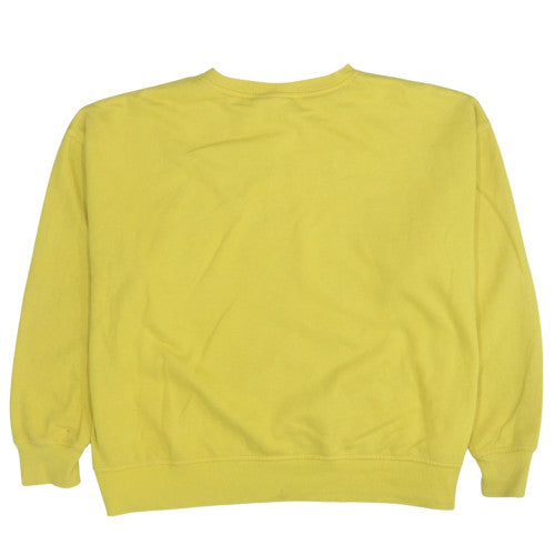 Disney Women’s Yellow Winnie the Pooh Pullover Sweatshirt Size L