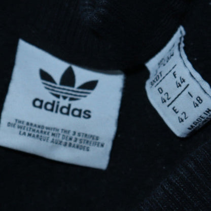 Additional view of Adidas women’s black crew neck pullover sweatshirt, size UK 14, relaxed fit