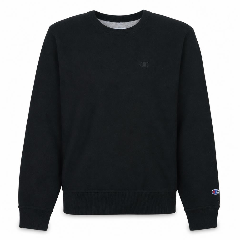 Champion Men's Black Small Crew Neck Pullover Sweatshirt