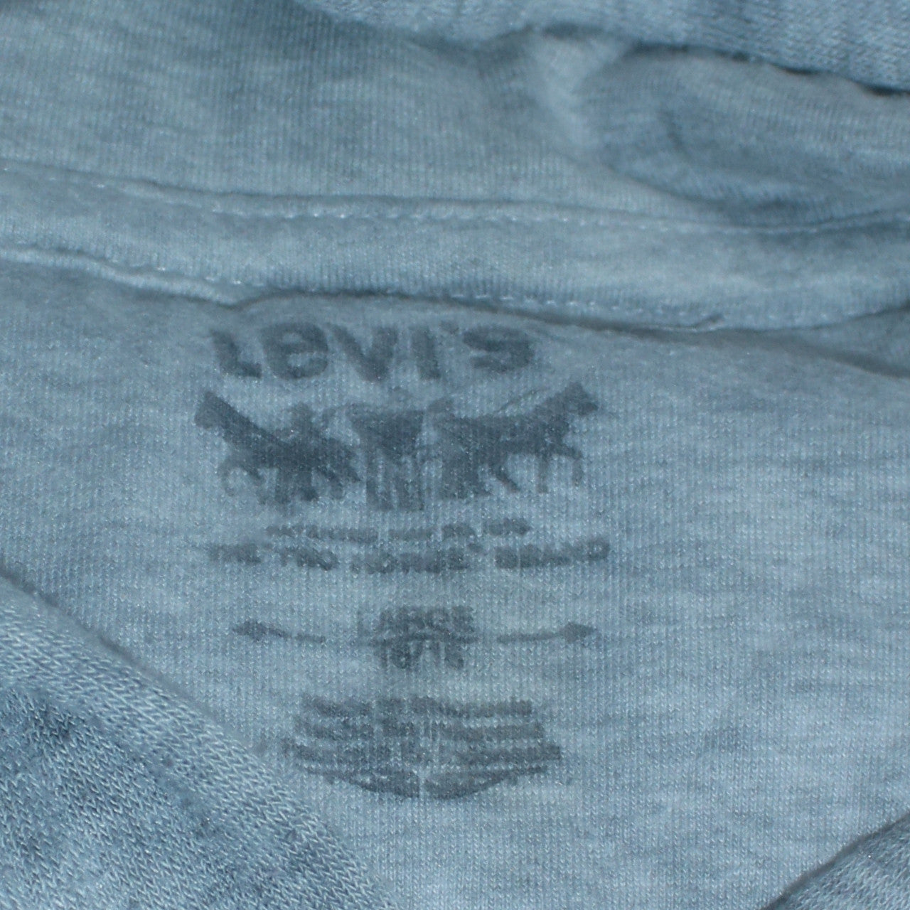 Levi's Womens Grey Graphic Hoodie Large 16-18 Pullover Sweatshirt