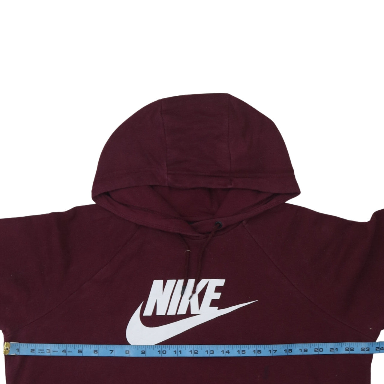 Nike Men's Red Hoodie Pullover Large Logo Sportswear Fleece