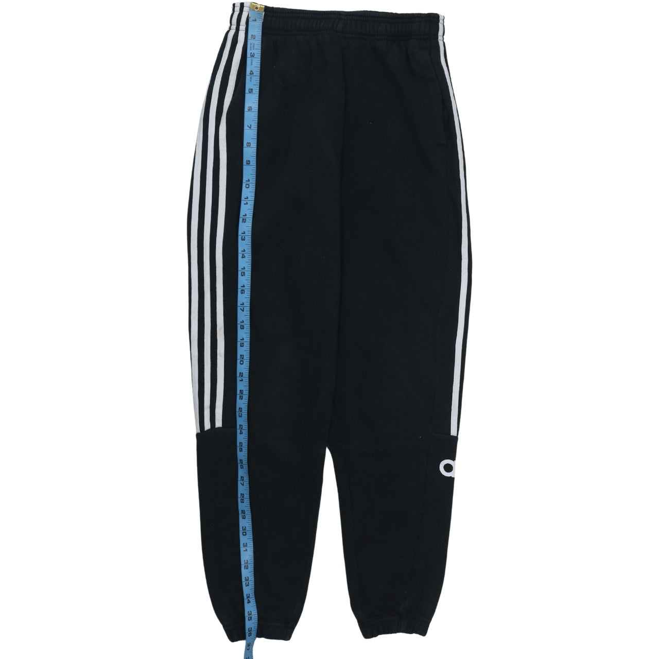adidas Boys Black Jogger Trousers 13-14 Years Elastic Waist Sportswear